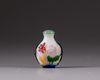 A Chinese Peking glass snuff bottle