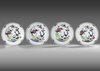 FOUR CHINESE FAMILLE ROSE DISHES, 18TH CENTURY