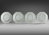 FOUR CHINESE BLUE AND WHITE OCTAGONAL DISHES, 18TH CENTURY