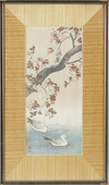 TWO JAPANESE WOODBLOCK PRINTS BY OHARA KOSON (1877-1955) AND ITO SOZAN (1884-1926), 'EGRETS / SEAGULLS'(2)