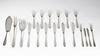 A GERMAN WILKENS & SOHNE 19-PIECE SILVER FISH CUTLEY SET