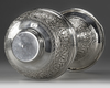 AN EGYPTIAN SILVER VASE, 20TH CENTURY
