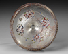 AN ISLAMIC GILDED AND ENAMELLED FOOTED BOWL, 19TH CENTURY