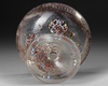 AN ISLAMIC GILDED AND ENAMELLED FOOTED BOWL, 19TH CENTURY