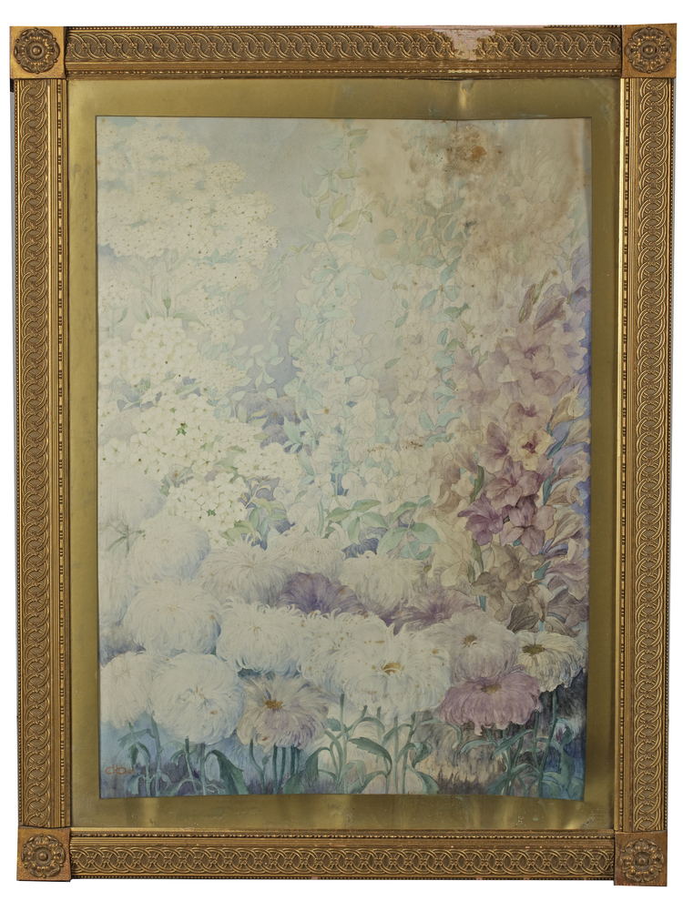 CORNEILLE HENRI DEE (1862-1935), STUDY OF WILD FLOWERS, WATERCOLOUR ON PAPER