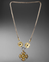 A FINELY CRAFTED SILVER-GILT PENDANT NECKLACE FROM THE OSTROGOTHIC PERIOD, 5TH-6TH CENTURY AD