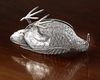 A GERMAN SILVER SNIPE, 20TH CENTURY