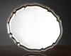 A LARGE SILVER STERLING OVAL TRAY, EARLY 20TH CENTURY