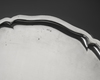 A LARGE SILVER STERLING OVAL TRAY, EARLY 20TH CENTURY