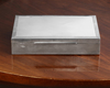 AN AMERICAN STERLING SILVER CIGAR BOX, MID 20TH CENTURY