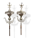 A PAIR OF OTTOMAN MILITARY JANISSARY BANDS, CIRCA 1900