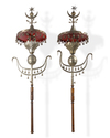 A PAIR OF OTTOMAN MILITARY JANISSARY BANDS, CIRCA 1900