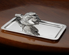 AN ITALIAN SILVER TRAY, SECOND HALF 20TH CENTURY