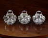 THREE DUTCH SILVER SWEET MEAT BASKETS, EARLY 20TH CENTURY
