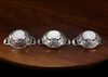 THREE DUTCH SILVER SWEET MEAT BASKETS, EARLY 20TH CENTURY