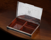 A RECTANGULAR DUTCH SILVER BOX - 20TH CENTURY