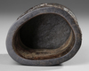 A CHINESE CARVED ZITAN WOOD BRUSH POT, 17TH-18TH CENTURY