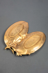 A SIGNED FRENCH GILDED BRONZE POCKET, ART NOUVEAU PERIOD, CIRCA 1900