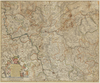 FREDERIK DE WIT (1630-1706), MAP OF THE MANNHEIM REGION IN GERMANY, PARTIALLY HAND COLOURED ENGRAVING, CIRCA 1690