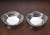A PAIR OF DUTCH AJOUR CUT SILVER SWEET MEAT BASKETS