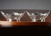 A PAIR OF DUTCH AJOUR CUT SILVER SWEET MEAT BASKETS