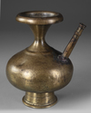 AN INDIAN GILT BRONZE WATER POT (LOTA), NORTH INDIA 18TH CENTURY
