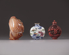 Three Chinese snuff bottles