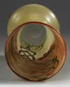 AN ART NOUVEAU GLASS VASE
