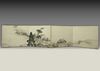 A JAPANESE FOLDING SCREEN, BYOBU