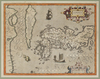 MAP OF IAPONIA, ENGRAVING, CIRCA 1595