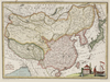 AN ANTIQUE MAP OF THE CHINESE EMPIRE, 18TH CENTURY