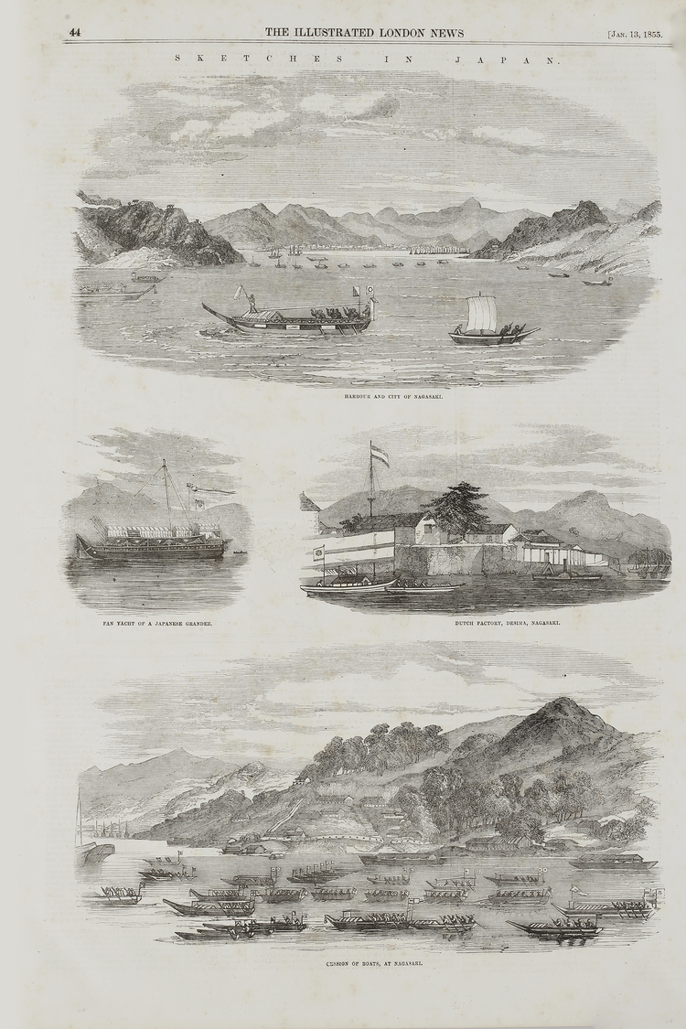SKETCHES IN JAPAN, THE ILLUSTRATED LONDON NEWS (JANUARY 13, 1855)