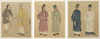 AN ILLUSTRATION OF FIGURES IN TRADITIONAL CHINESE ATTIRE, 19TH CENTURY