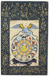 A PERSIAN HOROSCOPE MINIATURE, SAFAVID 18TH CENTURY