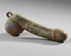 A CHINESE BRONZE PHALLUS, HAN DYNASTY OR LATER