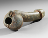 A CHINESE BRONZE PHALLUS, HAN DYNASTY OR LATER