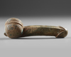 A CHINESE BRONZE PHALLUS, HAN DYNASTY OR LATER