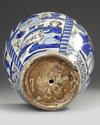 A PERSIAN QAJAR POTTERY VASE, 19TH CENTURY