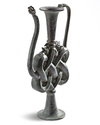 A RARE BRONZE EWER, DECCAN, CENTRAL INDIA, 16TH OR EARLY 17TH CENTURY