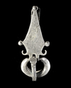 A BYZANTINE SILVER BUCKLE, 6TH CENTURY AD