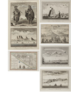 A COLLECTION OF ANTIQUE EXPLORATION ENGRAVINGS