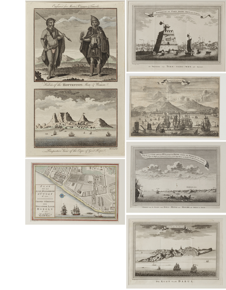 A COLLECTION OF ANTIQUE EXPLORATION ENGRAVINGS