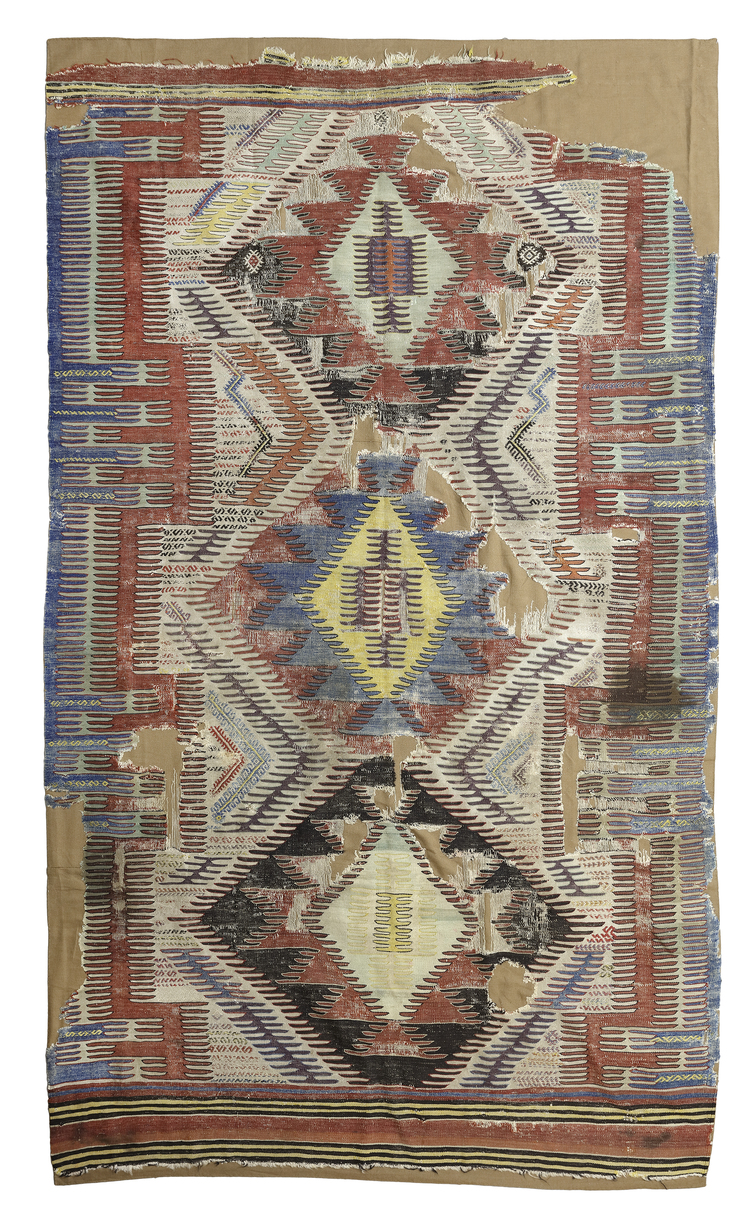 AFYON PARMAKLI KILIM, 18TH CENTURY