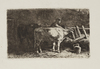 COW IN THE STABLE, ETCHING, JAN VROLIJK