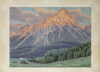 MAJESTIC MOUNTAIN GLOW,  A. SCHEFFER