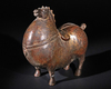 A CHINESE GILT BRONZE HORSE STATUE,19TH CENTURY