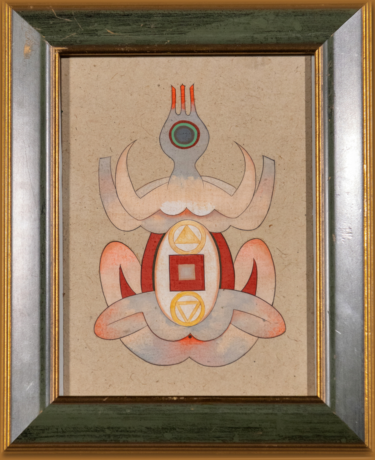 GHULAM RASOOL SANTOSH 1929-1997 MEDITATION