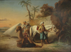 CARAVAN RESTING BY THE OASIS, CHARLES-THEODORE FRERE (FRENCH, 1814-1888)