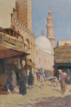 ORIENTAL PAINTING, CAIRO, 20TH CENTURY