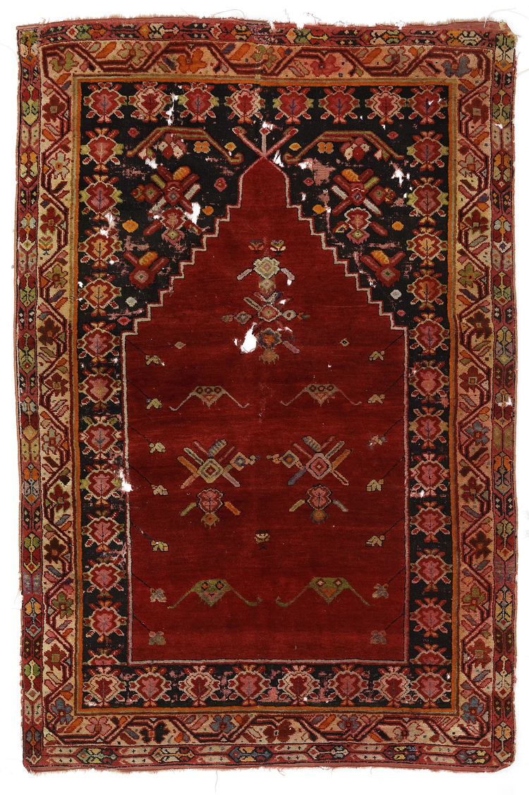 AN ANTIQUE SIVAS ZARA PRAYER RUG
